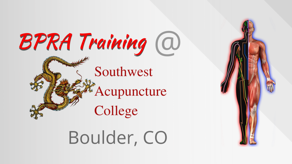 BodE Work Pain Resolution Approach Training Southwest Acupuncture College, Boulder BodE Work